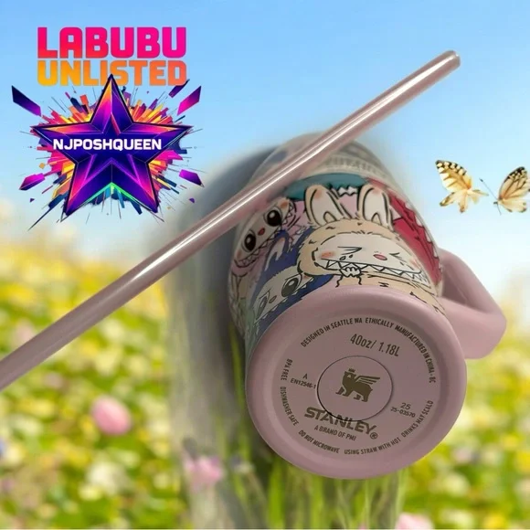LABUBU Limited Edition 40oz Travel Tumbler by Stanley - Picture 8 of 11